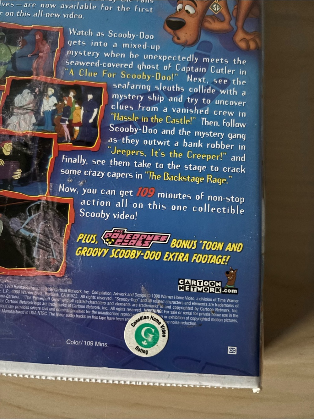 Cartoon Network Scooby-Doo VHS 📼 🐶  🔍 - Tested - Picture 10 of 10